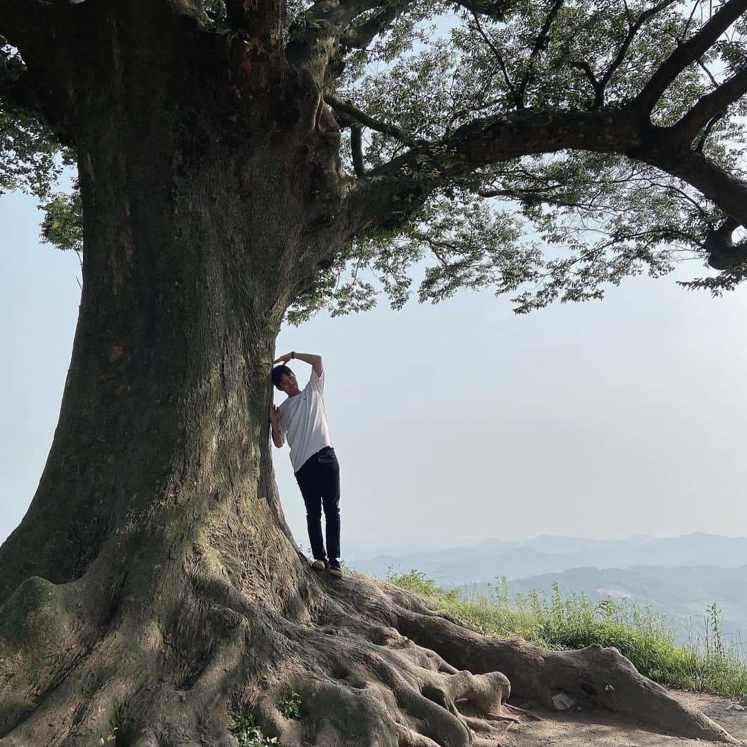 さんのインスタグラム写真 - (Instagram)「⠀ 촬영장 근처 커플들 사진 찍어주기..📸 나는 혼자...😂 ⠀ ⠀ #사랑나무」7月19日 9時10分 - actor_hajun