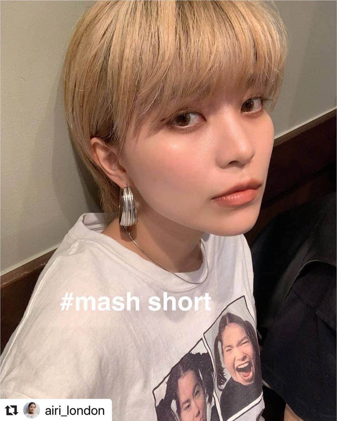 Hairsalon BREEN Tokyoさんのインスタグラム写真 - (Hairsalon BREEN TokyoInstagram)「前髪が伸びて来たので今日は巻いてみました✌︎ マッシュが楽すぎてやっぱり切って良かった。。」7月19日 9時30分 - hairsalon_breen_tokyo