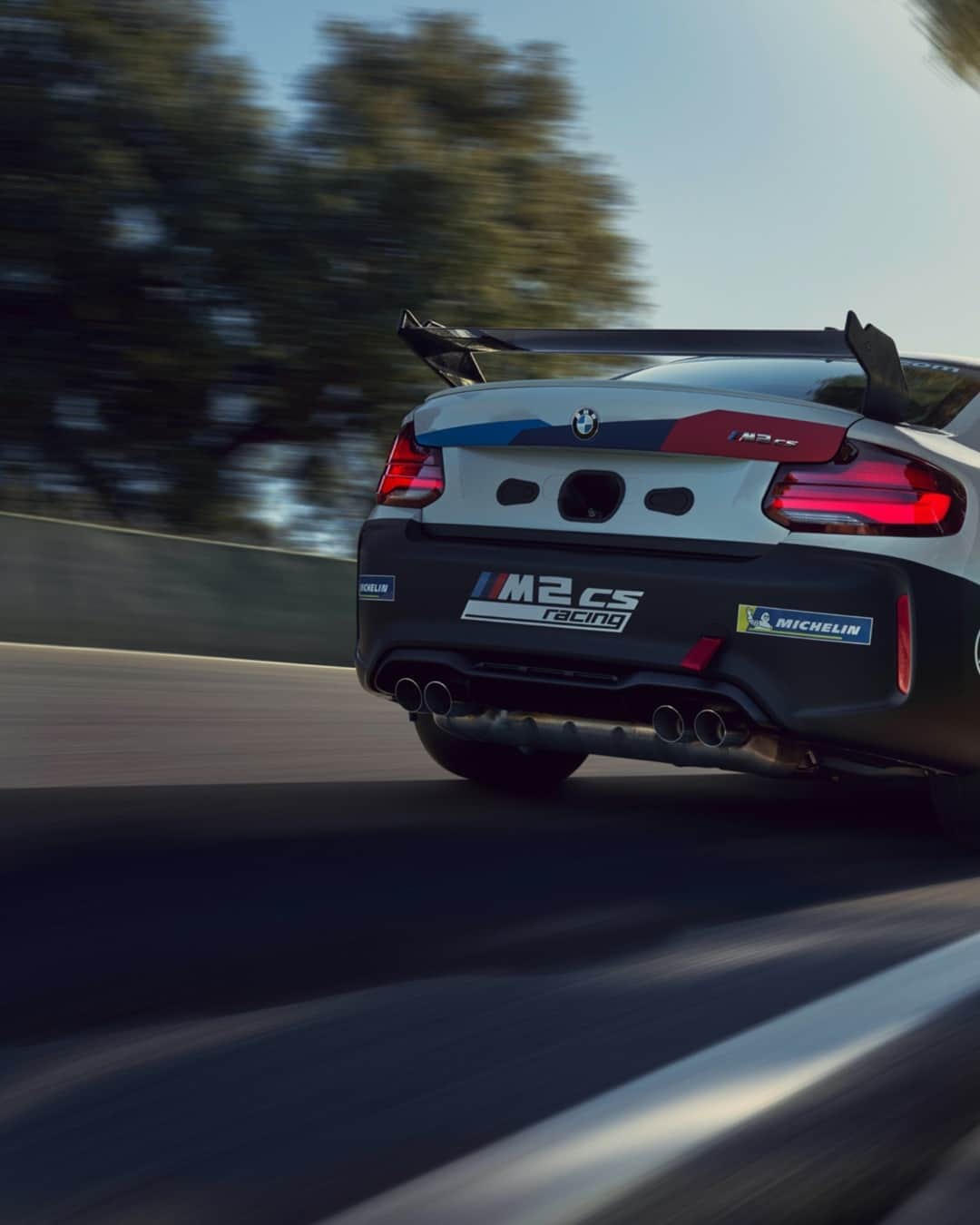 BMWのインスタグラム：「Power unleashed. The BMW M2 CS Racing. #TheM2 #BMWM #M2 @BMWM @bmwmotorsport」