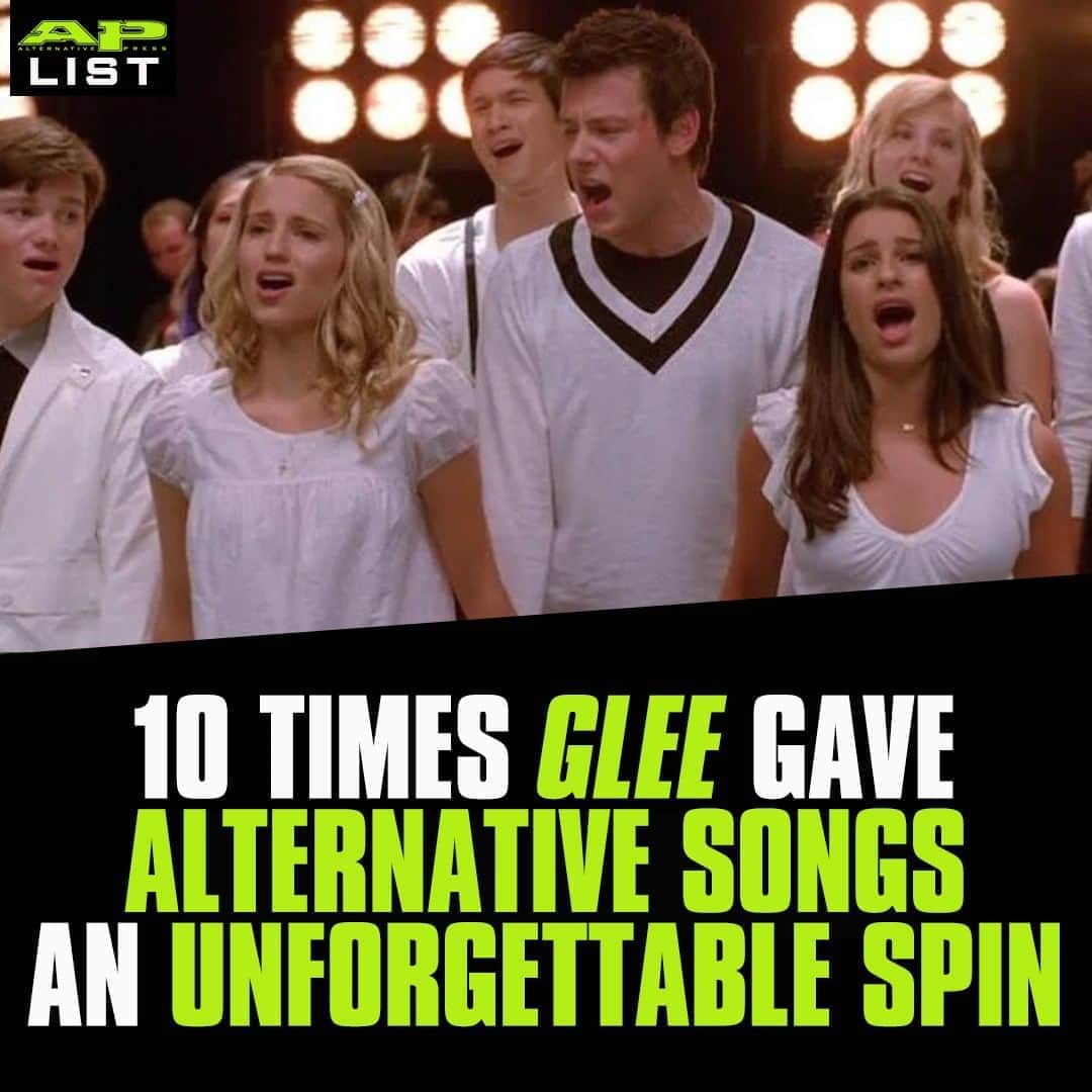 Alternative Pressさんのインスタグラム写真 - (Alternative PressInstagram)「WATCH: ‘@officialglee' soundtracked an era, giving unique spins to tracks from @paramore, @mychemicalromance, @avrillavigne and more ⁠ LINK IN BIO⁠ .⁠ .⁠ .⁠ #glee #paramore #mychemicalromance #mychem #mcr #mcrmy #avrillavigne #gleecovers #bestgleecovers #alternativegleesongs #alternaviemusic #alternativesongs #alternativecovers #alternativepress #altpress ⁠」8月17日 9時01分 - altpress