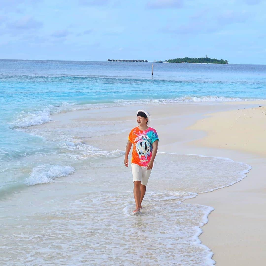 アイス・サランユーさんのインスタグラム写真 - (アイス・サランユーInstagram)「คิดถึง 🌊🌊🌊🌊 #icesarunyuaroundtheworld  #maldives  #onceuponatime」8月17日 11時39分 - icesarunyu