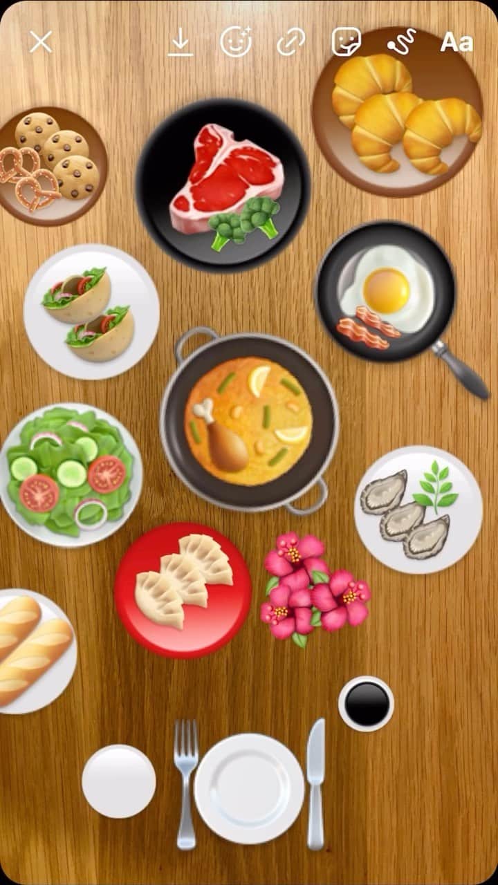 のインスタグラム：「on Instagram Stories 絵文字3分クッキング」