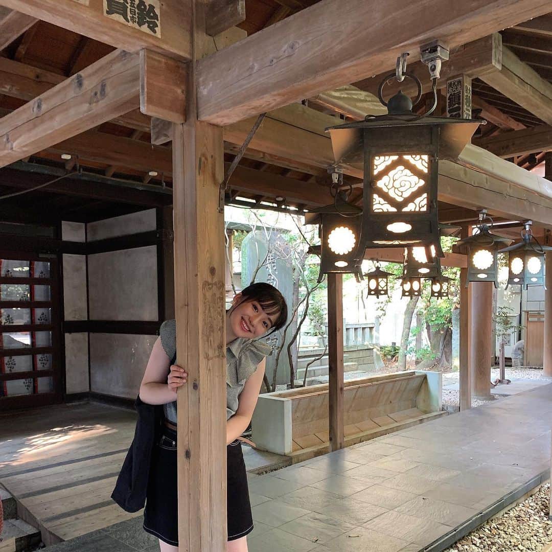 白井杏奈のインスタグラム：「・ 3年ぶりくらいに川越行ってきました 楽しかった〜 埼玉県いいところですよ♡ （生まれも育ちも埼玉です！） ・ 腕がもちもち、、頑張ります🍚」