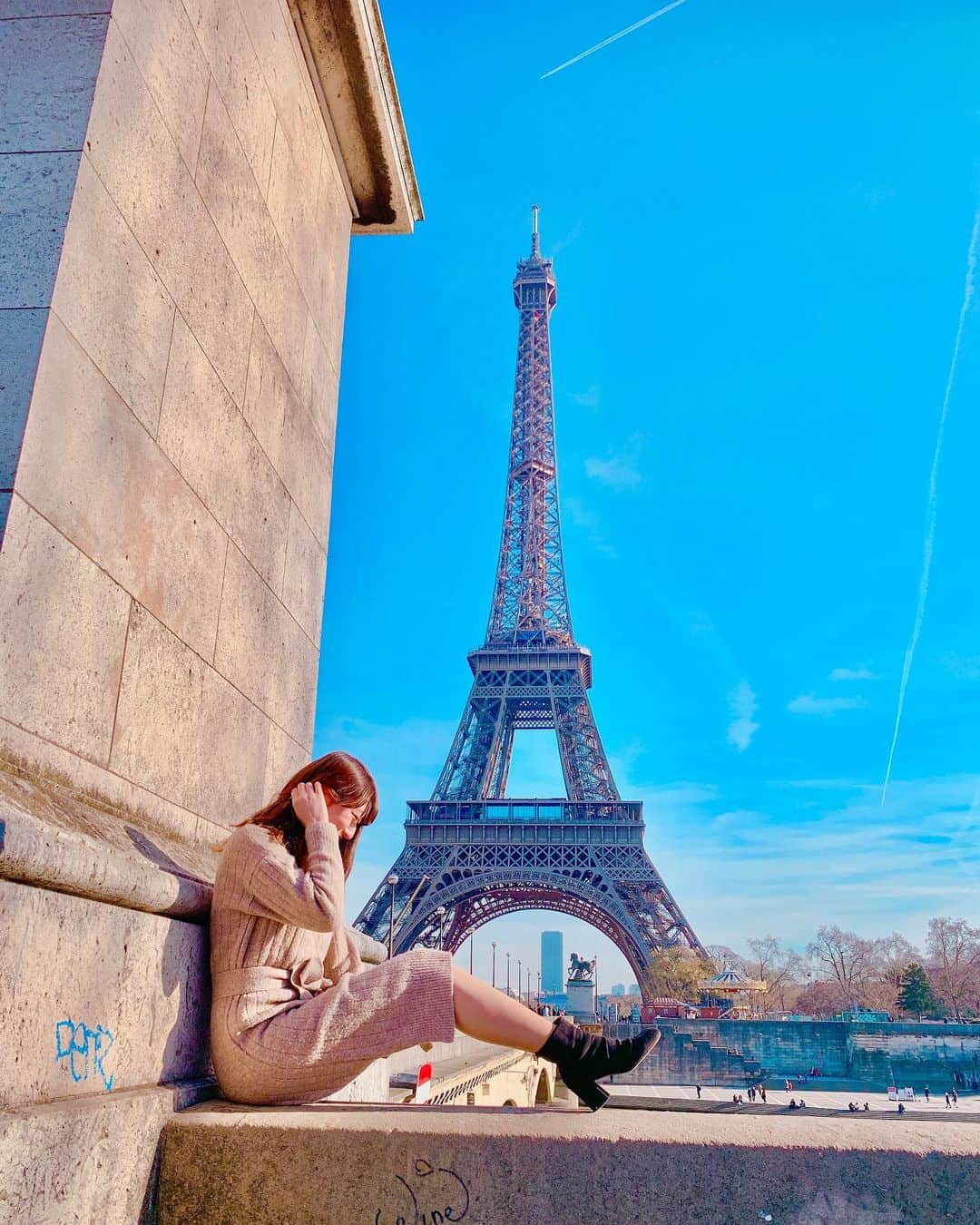 中山琴葉さんのインスタグラム写真 - (中山琴葉Instagram)「﻿ France🇫🇷 ﻿ ﻿ ﻿ お天気が良くて、最高でした！﻿ ﻿ ﻿ お気に入りの写真なのです！💓﻿ ﻿ ﻿ ﻿ 今度は1週間くらい行きたいなぁ🥺﻿ ﻿ ﻿ ﻿ ﻿ ﻿ #France#Paris#エッフェル塔#写真映え#ヨーロッパ旅行#France旅行#旅行好きと繋がりたい」8月17日 17時45分 - kotoha_nakayama
