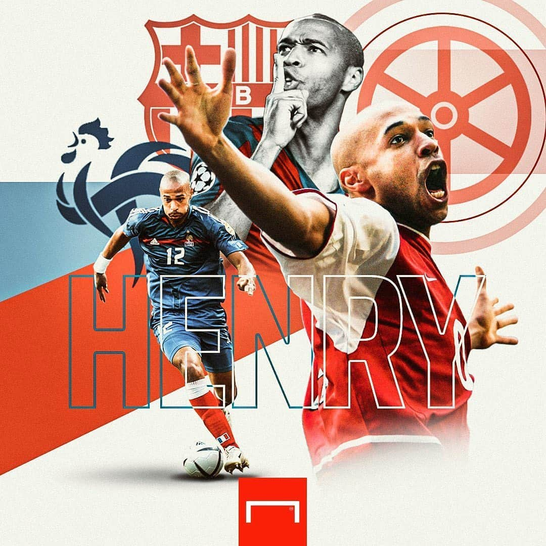 Goal Japanさんのインスタグラム写真 - (Goal JapanInstagram)「. Happy 43rd birthday, @thierryhenry 🎂 . #soccer #football #hbd #france #premierleague #arsenal #laliga #barcelona #thierryhenry #henry #サッカー #フットボール #プレミアリーグ #アーセナル #ラリーガ #バルセロナ #アンリ #⚽」8月17日 12時37分 - goaljapan