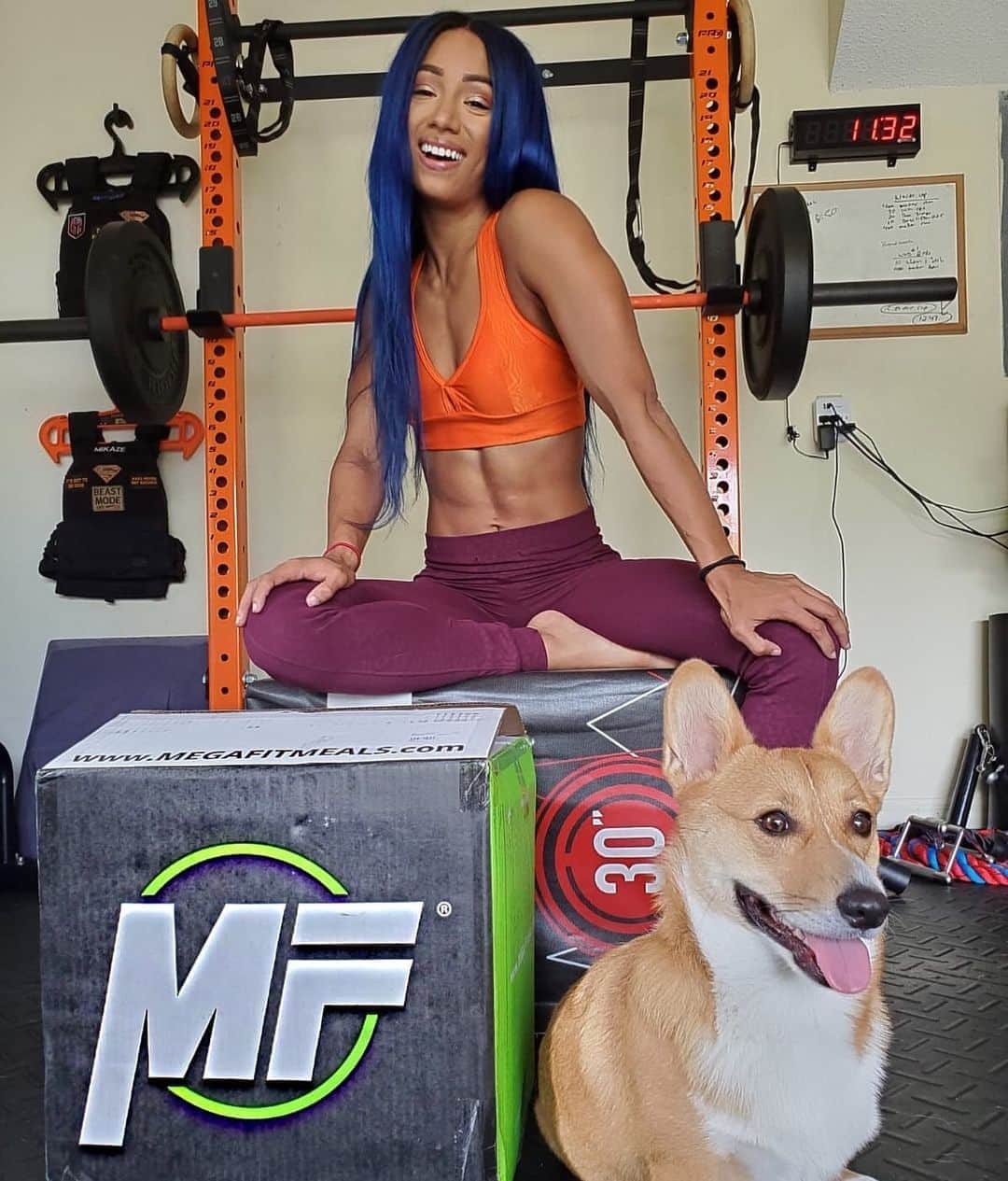 サシャ・バンクスさんのインスタグラム写真 - (サシャ・バンクスInstagram)「Abs by @megafitmeals 💪🏿 thank you for always keeping me on track with my body goals. #fitness #healthylifestyle #megafitmeals #legitboss」8月17日 13時24分 - themercedesvarnado