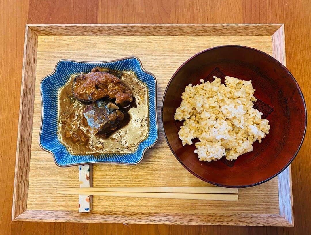 西川忠志さんのインスタグラム写真 - (西川忠志Instagram)「鯖の味噌煮込み缶詰  連日 祇園花月へご来場頂いておりますお客様 ありがとうございます。  昨夜は帰宅致しまして テレビをKBS京都のチャンネルに合わせて 『大文字の送り火』を見ました。  だいぶ縮小されておりましたね。  そして我が家でも 家族皆で『送り火』を致しまして ご先祖様をお見送りしました。  話はガラッと変わりますが 今朝は無性に『鯖味噌煮込み』が 食べたくなりまして  家にストックしております缶詰を開けて 朝食に玄米ご飯と共にいただきました！  なんと！美味しいこと😋  余は満足じゃ😊  それでは今日も京都へ 行って参ります。  感謝  #朝ごはん　#朝食　#鯖の味噌煮　#缶詰　#玄米　#玄米ご飯　 #美味しい　#京都　#五山　#送り火　#家族　#ご先祖様 #余は満足じゃ　#吉本新喜劇　#西川忠志　#ありがとう #ありがとうございます　#祇園花月　#感謝」8月17日 13時53分 - nishikawa_tada