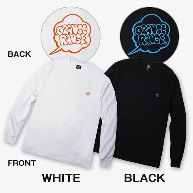 ORANGE RANGEのインスタグラム：「ORANGE RANGEオフィシャルグッズ新作入荷!!  本日8月17日 夕方16時より、「#ORANGERANGE LIVE TOUR 020 〜#NAKEDxREFINISFED -3 mics and back sounds-〜」ツアーグッズにロゴ刺繍のロングスリーブTシャツが追加👕 さらに使い勝手抜群のポーチ付きSUPER ((ECO)) BAGが新登場🛍  この機会にぜひお買い求めください。 http://orangerange.com/goods/ @orangerange_official」