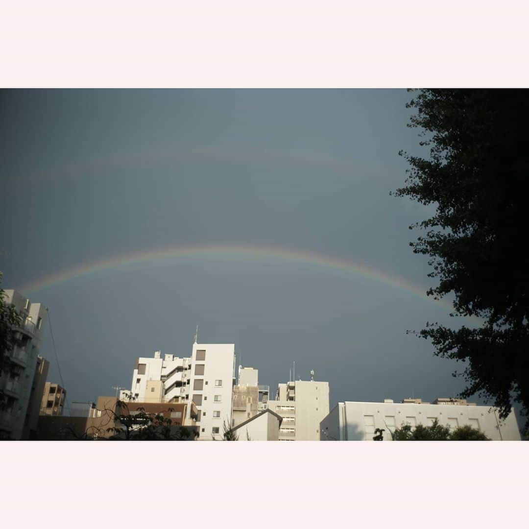 のインスタグラム：「と、おもったら、二重に！  #tokyocameraclub#leica#leicam10p#summilux#summilux35#summilux35mm2nd#oldlens#ライカ#ライカm10p#ズミルックス#ズミルックス35mm#オールドレンズ#tokyo#japan#oldlens_tokyo#花澄#kazumiphotography#虹#rainbow」