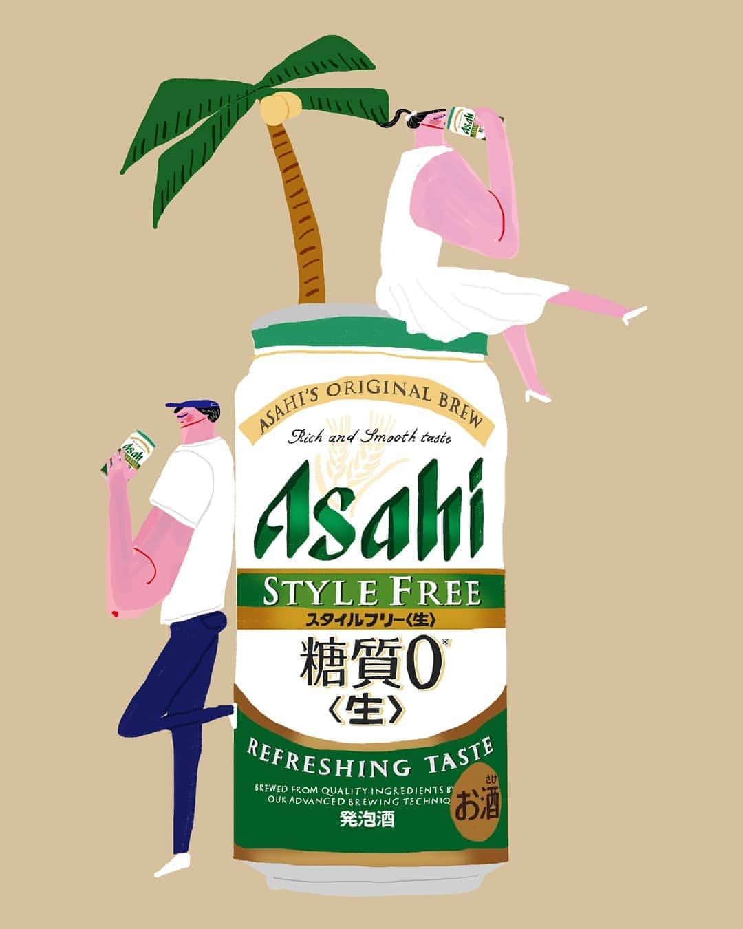 アサヒ スタイルフリー／HONEYのインスタグラム