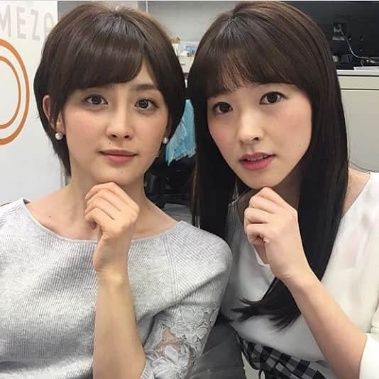 のインスタグラム：「#宮司愛海 アナ & #三上真奈 アナ♪  #女子アナ  #アナウンサー #フジテレビ #美人 #美女 #可愛い #かわいい #カワイイ #モデル #アイドル  #髪型 #ファッション #cute #kawaii #asian #asiangirls #japan #japanese #japanesegirl #model #hairstyle #fashion #followme #フォロー #フォロー大歓迎 #フォローミー #いいね #얼짱」