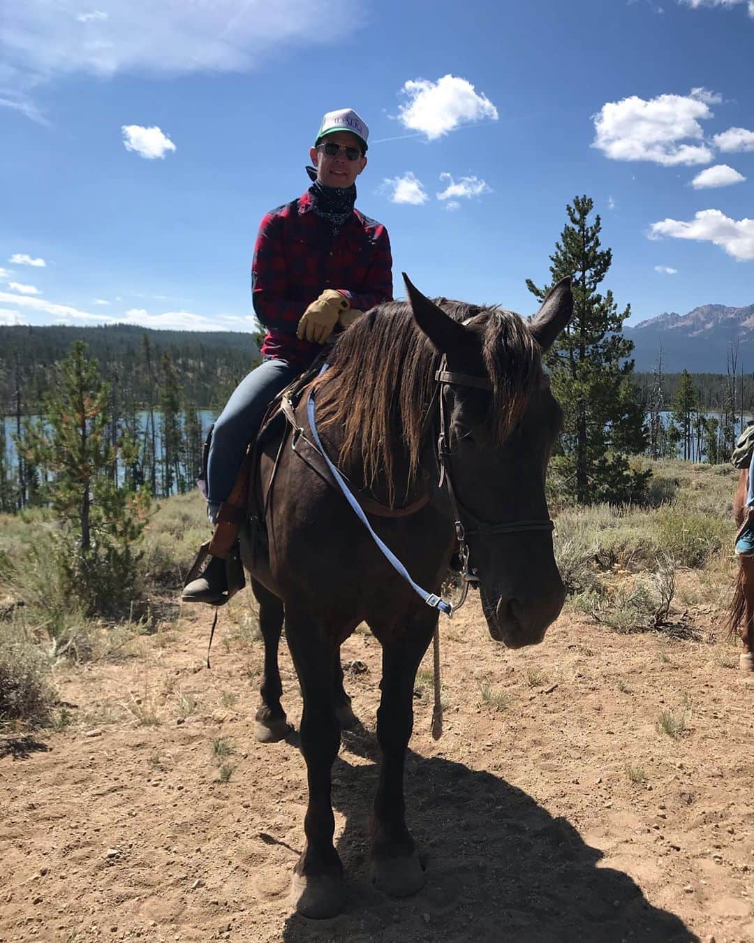 コリン・ハンクスのインスタグラム：「Reads the first twenty pages of Lonesome Dove....」