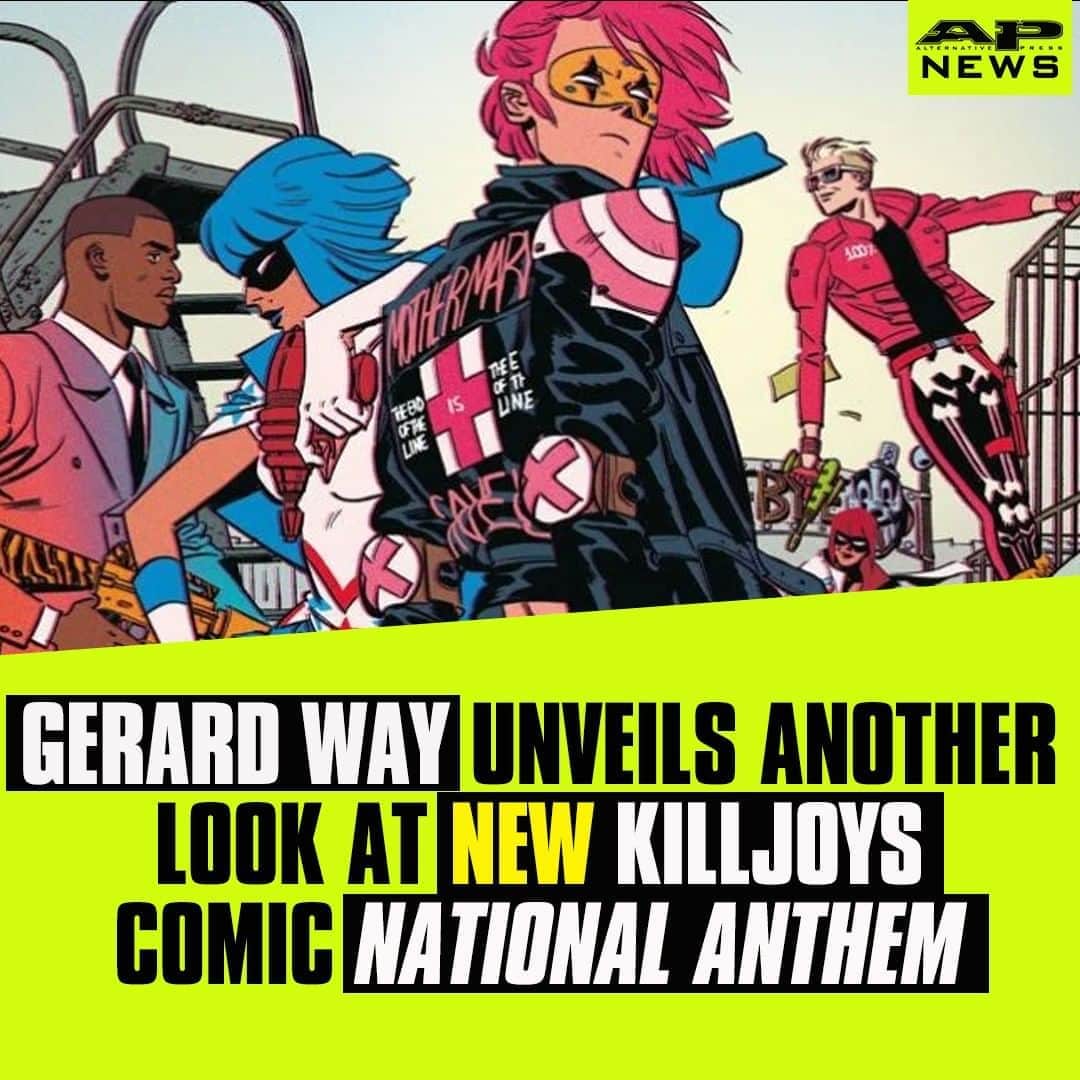 Alternative Pressさんのインスタグラム写真 - (Alternative PressInstagram)「The Fabulous Killjoys want you to “turn on, tune in and drop out” in this new look at @gerardway and @shaunsimon’s ‘National Anthem’ comic⁠ LINK IN BIO⁠ .⁠ .⁠ .⁠ #gerardway #shaunsimon #darkhorse #darkhorsecomics #thetruelivesofthefabulouskilljoys #thetruelivesofthefabulouskilljoysnationalanthem #nationalanthem #killjoys #killjoyscomic #altpress #alternativepress」8月13日 13時01分 - altpress