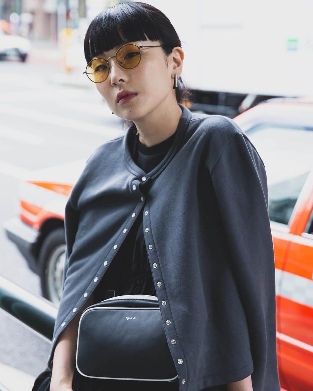 Young Juvenile Youthのインスタグラム：「agnès b.の新作バッグとカーディガンを着る。Chic and Simple. I love it.  #アニエスベー #agnesb #アニエスベーボヤージュ #agnesbvoyage  @agnesb_officiel @fashionsnapcom」