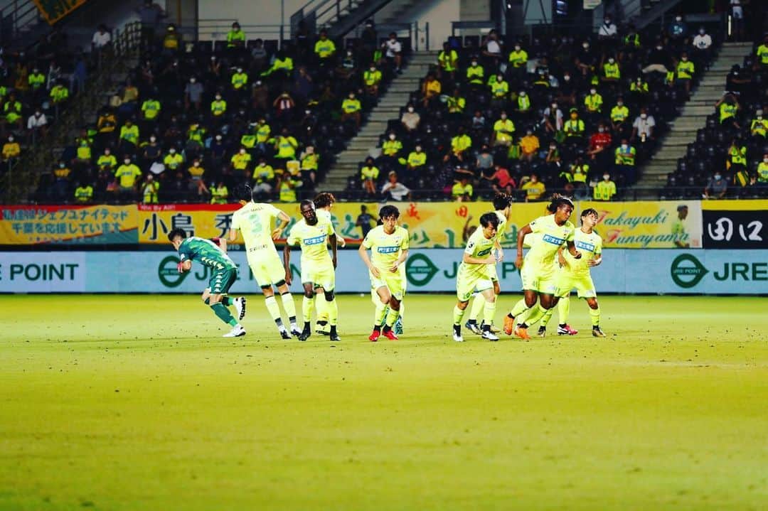 のインスタグラム：「. 2年ぶりのフクアリ😜 勝てて良かった💪  切り替えて良い準備します！！ 次も勝ってめっちゃ喜ぶ👍  #jefunited #winbyall #oj3」