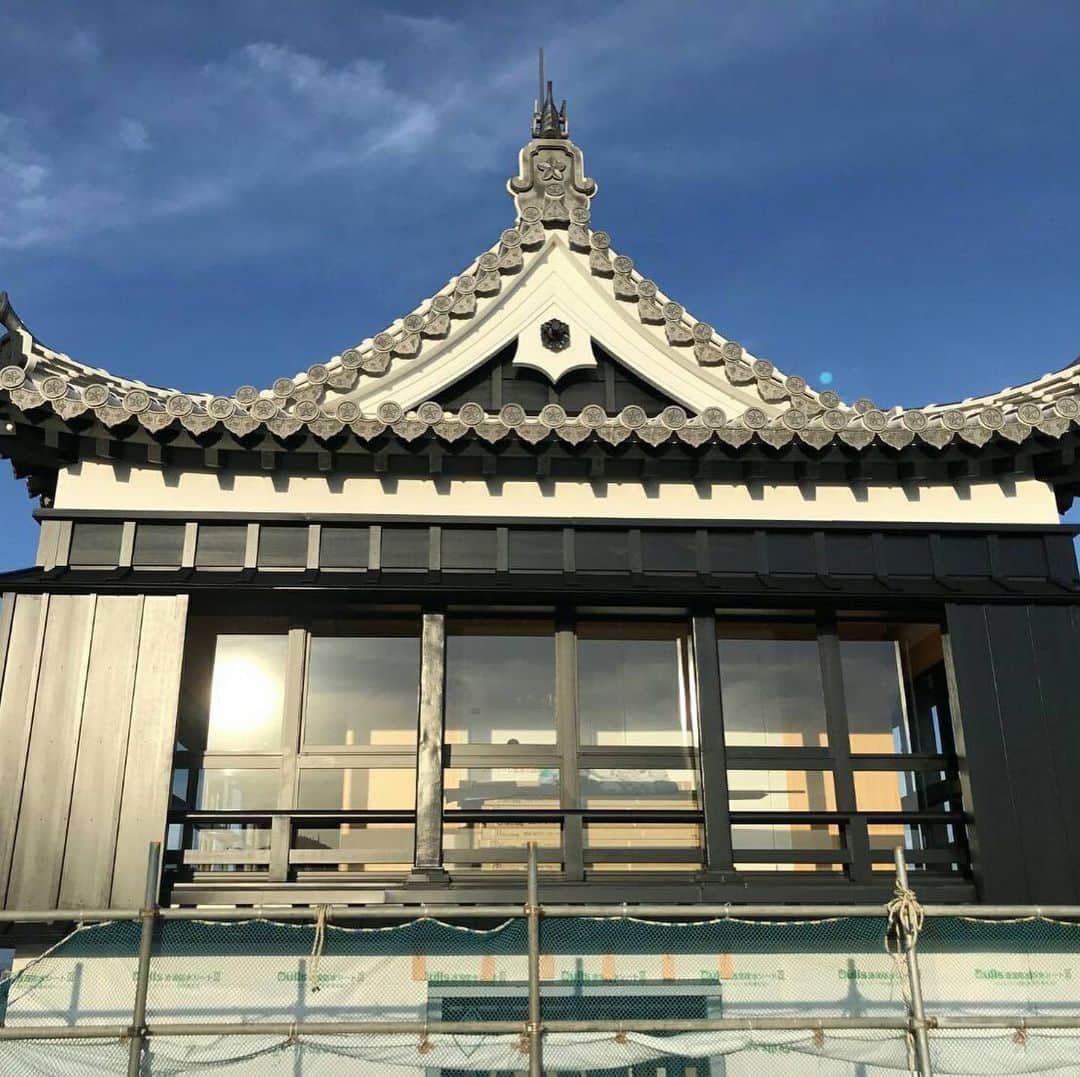 熊本城のインスタグラム：「熊本城小天守の足場（4階部分）が外れました。  #kumamoto #japan #japantrip #instagood #instagram」