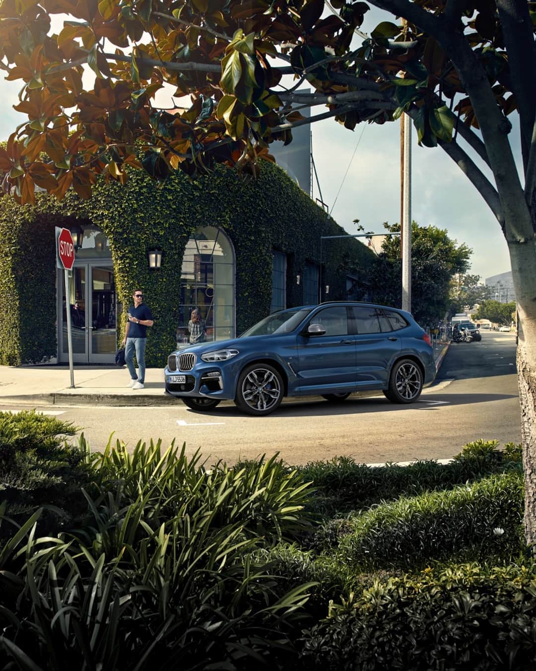 BMWのインスタグラム：「There’s a new adventure waiting behind every Stop-sign …. #TheX3 #BMW #X3」
