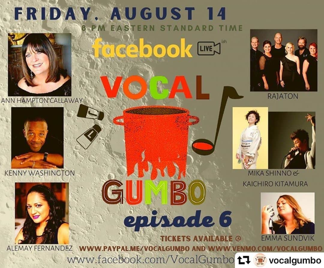 神野美伽さんのインスタグラム写真 - (神野美伽Instagram)「#repost @vocalgumbo ・・・ We are calling all around the world for the next @vocalgumbo!!! Join us and #addyourspice, won’t you? @jsflymommy2 @laurenkinhan @ahcallaway @alemayzing @rajatonofficial @mika_shinno_japan @kaichiro_kitamura @sundstagram @greeners12 #vocalgumbo #stiritup #addyourspice #music #acapella #acapellamusic #jazzsingers #jazz #singers #pandemicentertainment #liveathome #janissiegel #laurenkinhan #vocaljazz #humanvoice #singing #sing #annhamptoncallaway #kennywashington #alemayfernandez #rajaton #mikashinno #kaichirokitamura #emmasundvik」8月13日 18時12分 - mika_shinno_japan