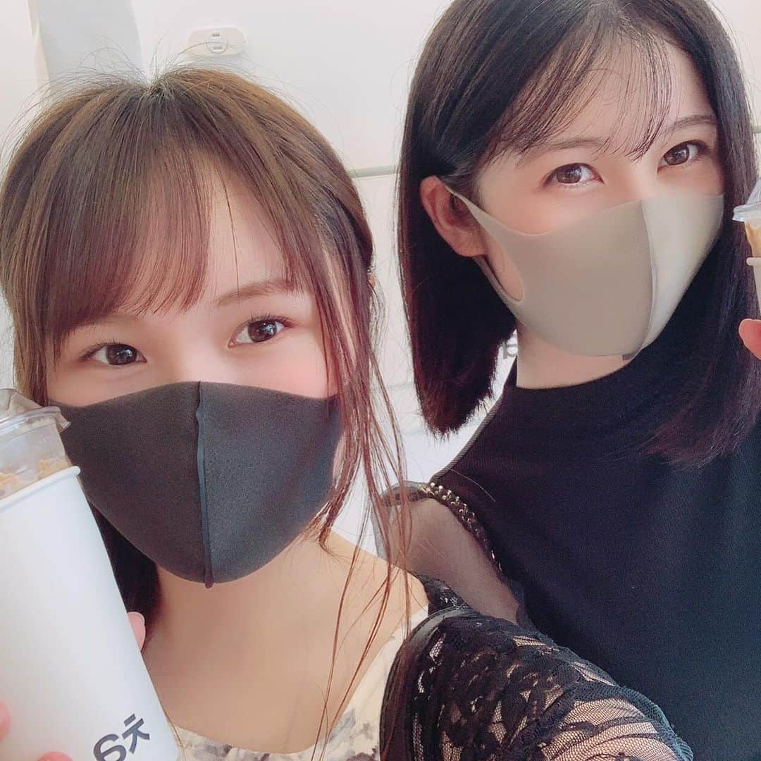 大脇有紗さんのインスタグラム写真 - (大脇有紗Instagram)「れいちゃんと久々のでーと♡. . . #chaaoyama. #kintan表参道  . 用事があって東京いたかられいちゃんとデートしてきました✨. . 焼肉食べてカフェ行って充実...❤︎ 焼肉撮るの忘れてた😭 焼肉屋さんの三密対策すごくしっかりしていて安心して美味しく頂けました🤭✨ カフェはテイクアウトだったよおお✌︎ 甘めでtastyだった←😏」8月13日 18時22分 - aritan00401