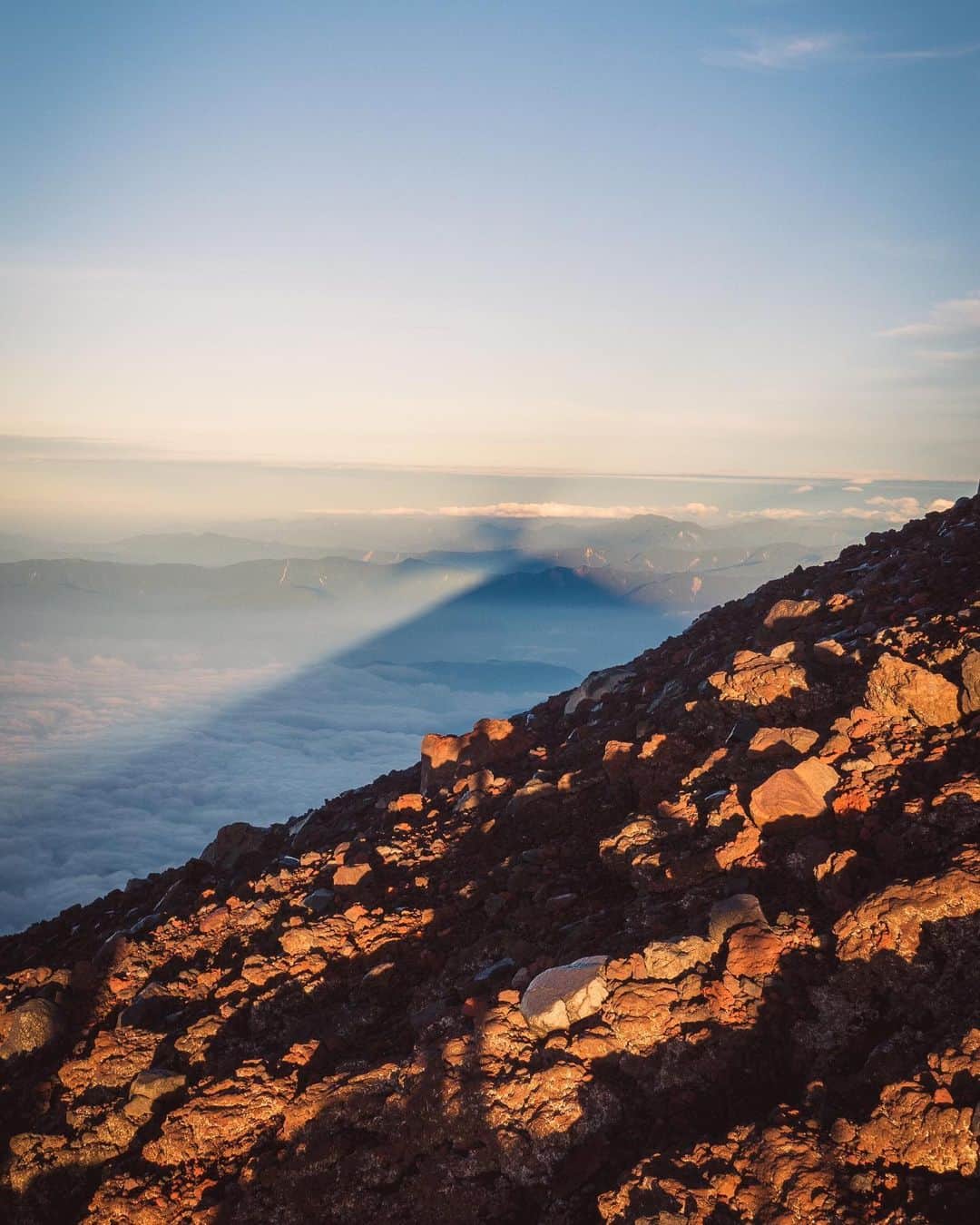 The Japan Timesさんのインスタグラム写真 - (The Japan TimesInstagram)「Because of coronavirus, none of the huts on Mount Fuji open this year, and the roads that take climbers up to the trailheads have been blocked off to cars and buses. To get to the start of the trailhead, staff writer Oscar Boyd (@oscar.boyd) cycled from the coast to Fujinomiya 5th Station (2,400 meters), carrying all the water, food and clothing necessary knowing there’d be no support or backup otherwise. From the coast it took around 16 hours roundtrip to Fuji’s 3,776-meter peak, cycling overnight to climb through sunrise. The tough climb is not for everyone, but can be worth it for the sunrise and view of Japan. 📸 Oscar Boyd . . . . . . #Japan #Tokyo #Fuij #MtFuji #MountFuji #travel #climbing #mountain #mountains #mountaineering #nature #日本 #東京 #富士山 #登山 #山 #自然 #旅行 #🗻」8月13日 18時35分 - thejapantimes