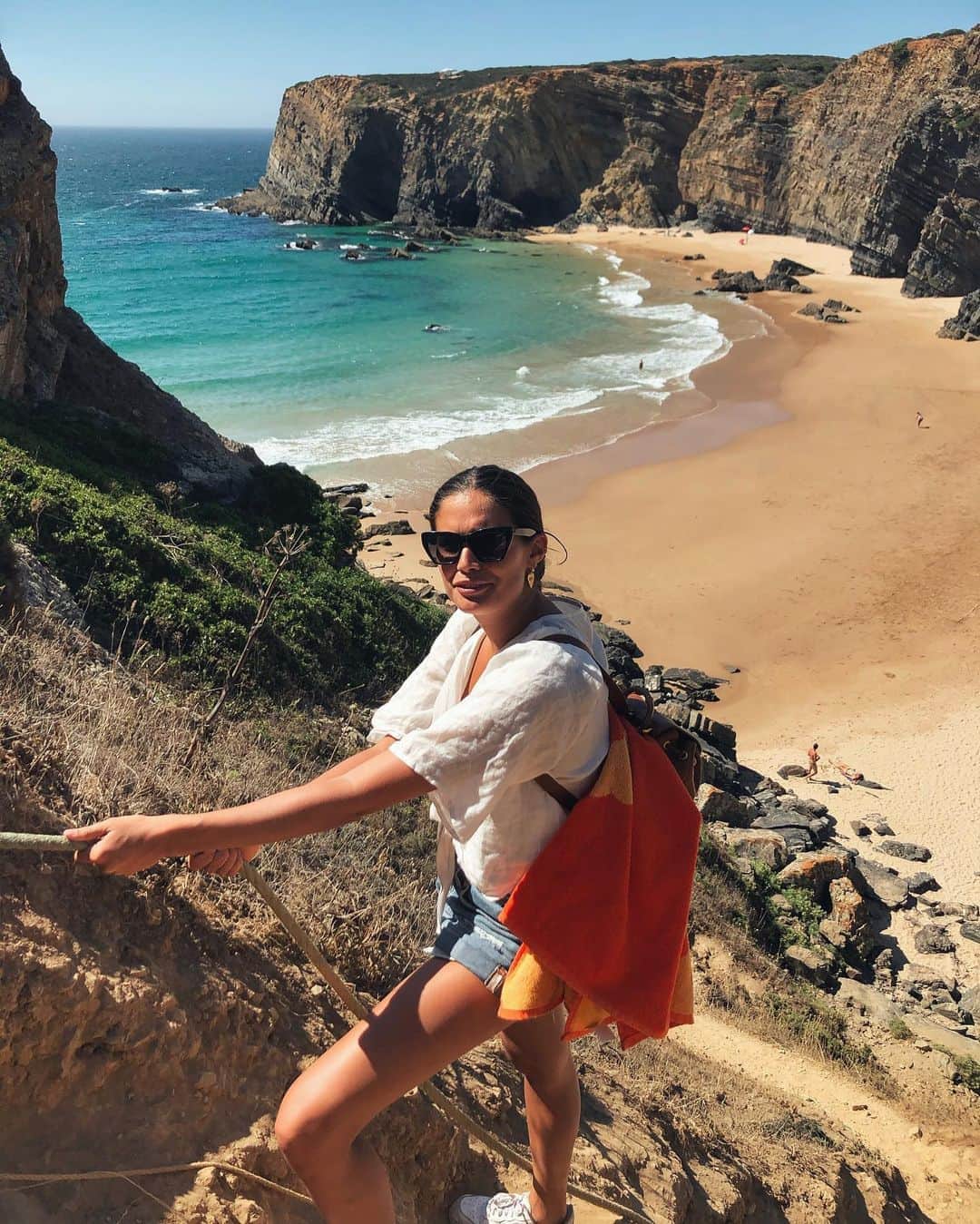 サラ・サンパイオさんのインスタグラム写真 - (サラ・サンパイオInstagram)「Instagram VS real life ➡️  Algures na Costa Vicentina  Discovering Costa da Vicentina」8月14日 5時41分 - sarasampaio
