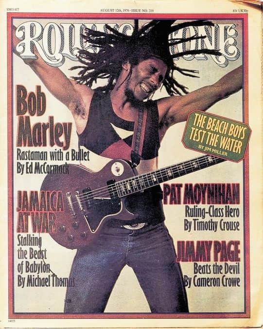 ボブ・マーリーさんのインスタグラム写真 - (ボブ・マーリーInstagram)「Published this week in 1976, Bob Marley makes his first appearance on the cover of @rollingstone, and along with the Wailers are named the magazine's "Band Of The Year"! #todayinbobslife #bobmarley75」8月14日 4時57分 - bobmarley