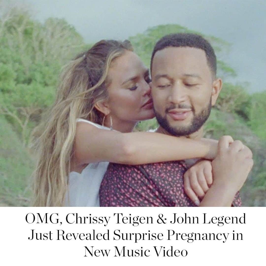 Bedroom diaryさんのインスタグラム写真 - (Bedroom diaryInstagram)「John Legend officially released his music video for his new single, "Wild," and the last few seconds *really* caught our attention. At the end of the video, we see Chrissy Teigen embracing Legend and showing off her growing baby! bump! And if you’re thinking that we could just be speculating (since no formal announcement has been made), the cookbook author appears to have confirmed the news via Twitter. Watch the music video reveal at our bio link.」8月14日 5時33分 - purewowweddings