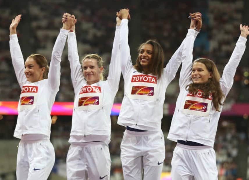 ゾーイ・クラークのインスタグラム：「3 years today since this magical moment  #throwbackthursday #london2017 #worldchampionships #silvermedal #relay #4x400m #gb #greatbritain #track #trackandfield #athletics #tracknation #iaaf #worldathlteics #imissracing #specialmoments #running #happy #motivation」