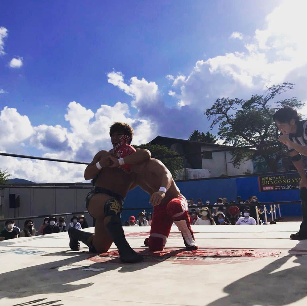 中村風太さんのインスタグラム写真 - (中村風太Instagram)「DRAGONGATE スペシャルマッチin城島高原パーク、終了💪  暑い中、沢山のご観戦ありがとうございました。  #dragongate  #DRAGONGATE世代 #ドラゴンゲート #prowrestling #wrestling #ben_k #大分　#日本 #oita #japan #城島高原パーク」8月13日 21時20分 - ben_k_dg