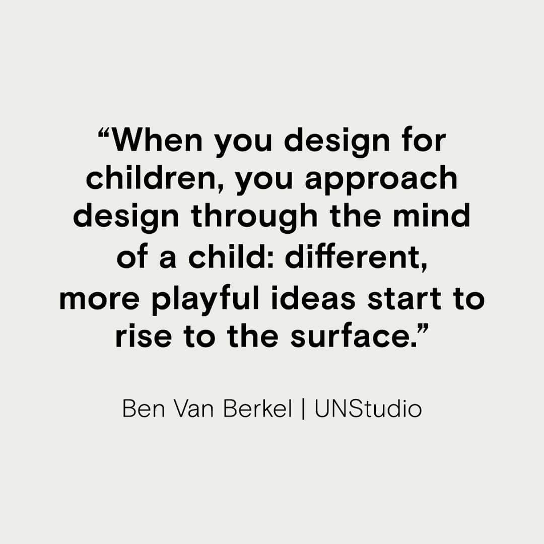のインスタグラム：「From the abundant use of colors to the choice of materials and shapes, nothing can be left to chance when it comes to designing products for children. The main challenge - according to the Dutch designer - is to offer functionality that is playful and educational at once.」