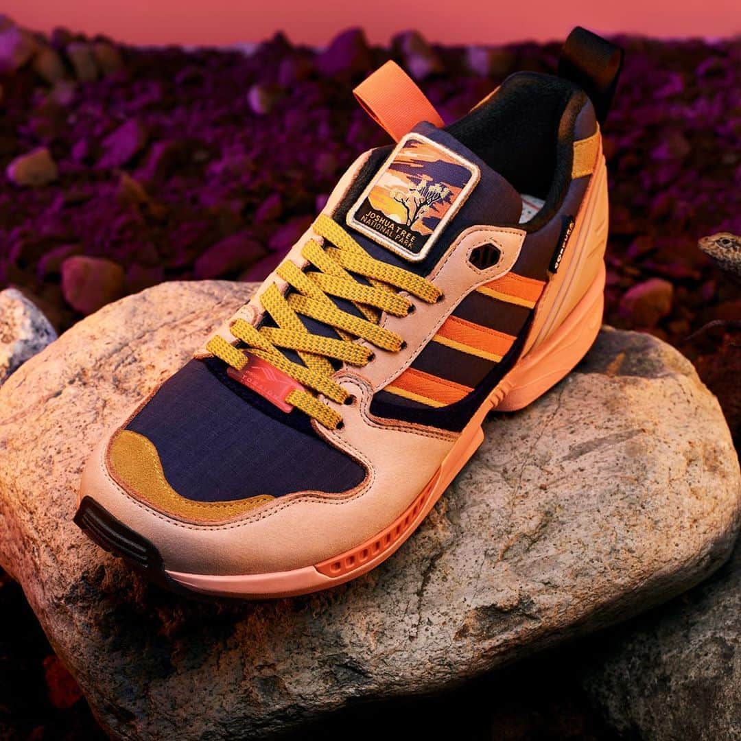 adidas Originalsさんのインスタグラム写真 - (adidas OriginalsInstagram)「NATIONAL PARK FOUNDATION, takes inspiration from Joshua Tree, one of the best-known parks in the National Park System (@goparks). This ZX 5000 features reflective laces and a CORDURA® nylon upper, with Joshua Tree graphics on the tongue and sockliner. Available from August 21st. #AtoZX #adidasZX  See more at adidas.com/a-zx」8月13日 23時14分 - adidasoriginals