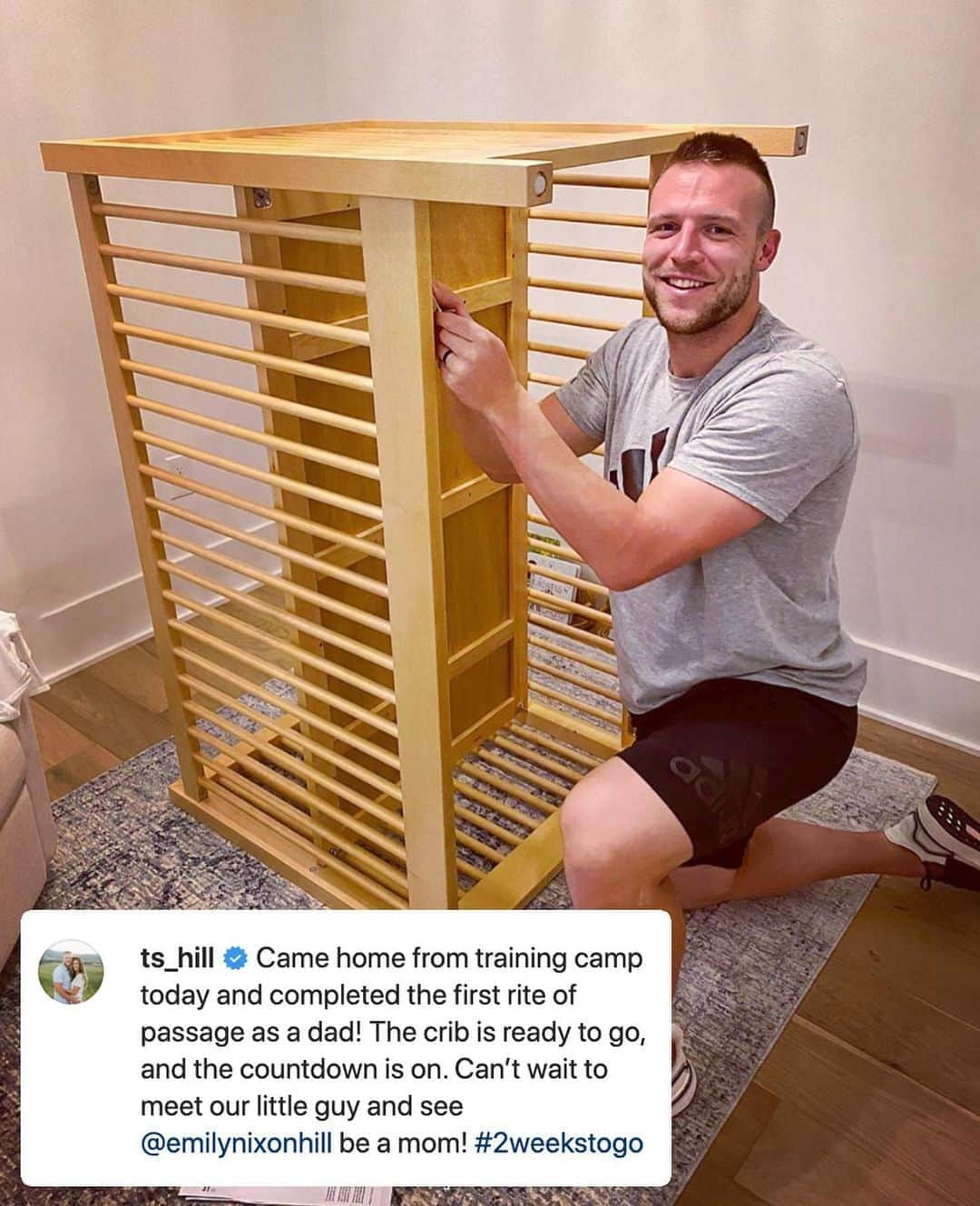 ニューオーリンズ・セインツさんのインスタグラム写真 - (ニューオーリンズ・セインツInstagram)「Taysom is preparing to take on his most important role yet 👶🍼 More #Saints on social posts in our bio 🔗」8月13日 23時44分 - saints