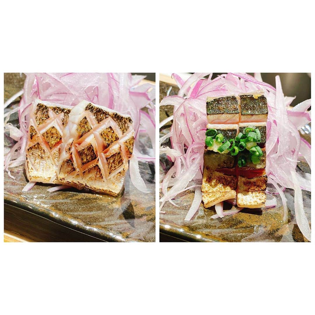 茉晶さんのインスタグラム写真 - (茉晶Instagram)「#覓壽司 #隱藏在淡水巷弄中的精緻美食 #壽司 #生魚片 #無菜單料理 #美食日記   不好意思，前三張都是我的照片，第五張開始就有食物了😝  17道精緻的無菜單料理，每吃完一道就會期待下一道是什麼😍印象最深刻的就是第二道的小捲搭配柚子味增醬，幸福感蔓延在口腔內❤️ 同行友人則是對配料小黃瓜非常感興趣，不但通通吃光光，還被廚師問說：「還需要小黃瓜嗎？」  價位有分800跟1200的，1200勝在食材以及道數，不過必須說不太適合大胃王來吃🤣我吃完17道後大概只有七分飽～  店內服務很好👍🏼也沒再多收服務費，廚師跟店員都很親切 想體驗精緻美食的可以試試哦❤️」8月14日 0時14分 - lin.mo.jing