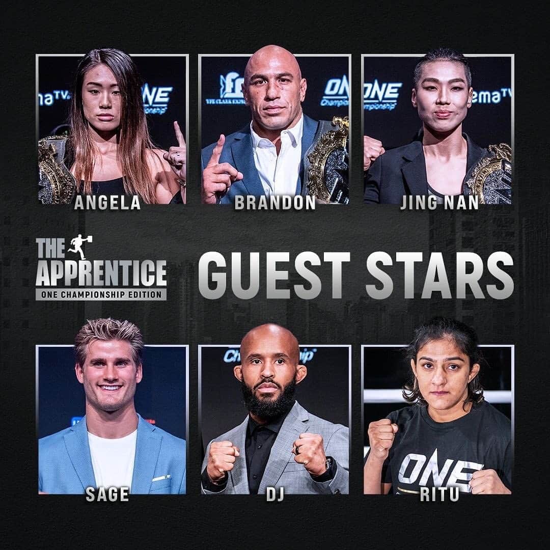 セージ・ノースカットのインスタグラム：「@onechampionship All six of these ONE superstars will appear on The Apprentice: ONE Championship Edition! What challenges do they have in store for our contestants? 🤔 @angelaleemma @brandonthetruthvera @jingnanxiong @supersagenorthcutt @mighty @rituphogat48 @yodchatri #ApprenticeONE」