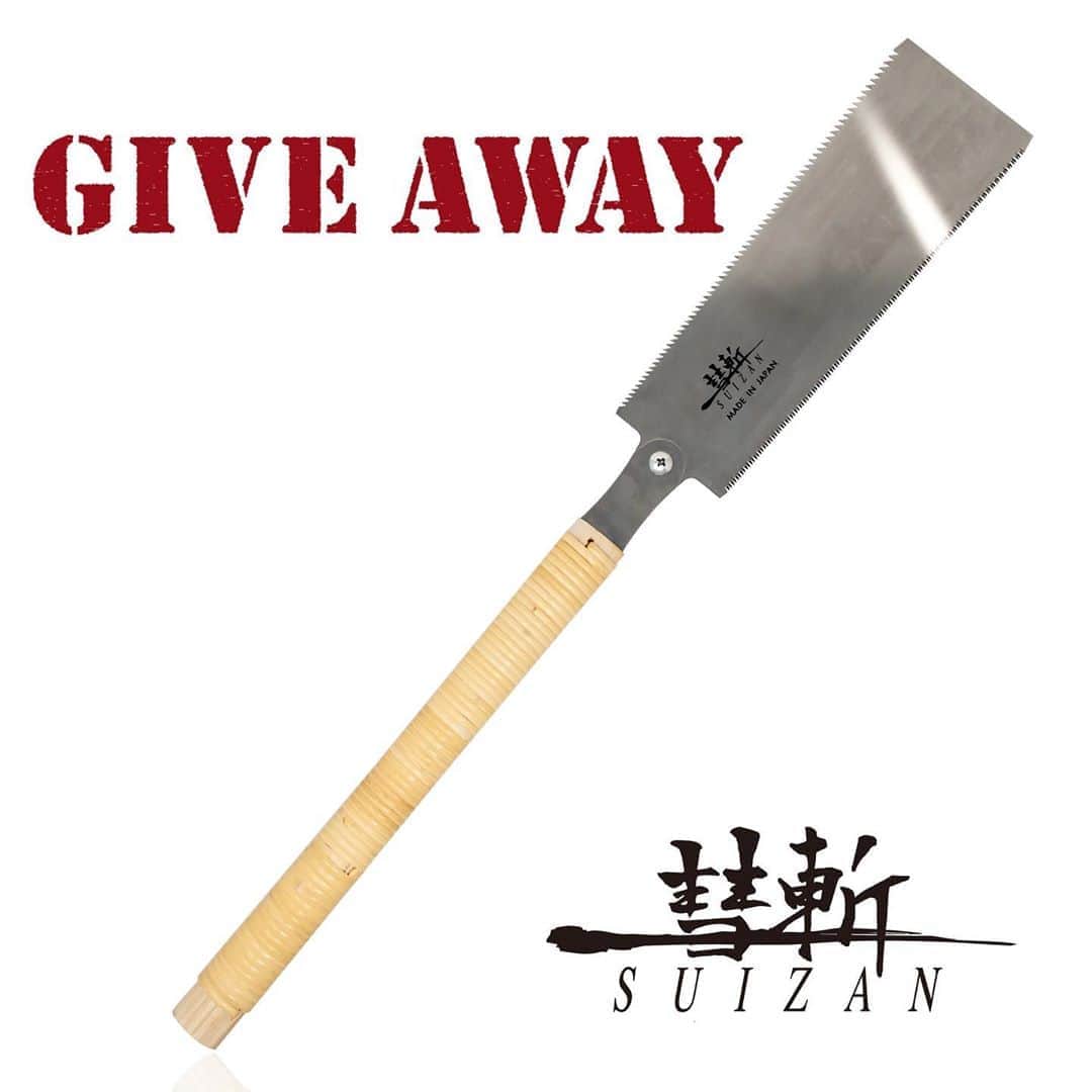 SUIZAN JAPANさんのインスタグラム写真 - (SUIZAN JAPANInstagram)「GIVE AWAY SUIZAN JAPANESE SAW‼︎  We bring you our free Giveaway with prize winner ❗ 🎁 Prize:SUIZAN Japanese Ryoba Saw 9.5 Inch  How to enter to win﻿ 1. follow @suizan_japan 2. Like this post.﻿ 3. Tag 1 Friend on a comment ﻿﻿ ————————﻿  Winner will be announced on 20nd AUGUST and will be notified via DM. ﻿ Good luck!  #suizan #japanesesaw #japanesesaws #japanesetool #japanesetools #japaneseplane #craftman #craftmanship #ryoba #doubleedge #dovetail #dovetailsaw #handsaw #handplane #pullsaw #woodwork #woodworker #woodworkers #woodworking #woodworkingtools #furnitureworkshop #furnituredesign #furnituremakeover #furnituremaker #suizanjapan」8月14日 0時41分 - suizan_japan
