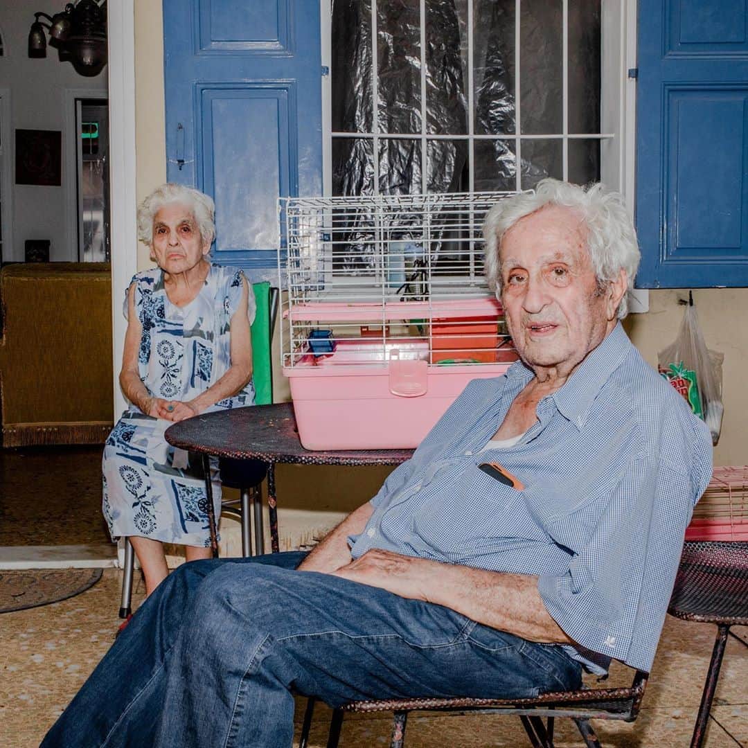 TIME Magazineさんのインスタグラム写真 - (TIME MagazineInstagram)「Joseph Sfeir, 88, a journalist for six decades, was born in this house in the Mar Mikhael area of Beirut. He lived through Lebanon’s 15-year civil war there, too. When the massive explosion occurred at the port on Aug. 4, Sfeir recalls, his reflex was to save his grandchildren—the reasons he came back years ago from France. They were with him in the house that day, but were not injured. His wife, who was on the second floor when the blast shook the city, was wounded. Sfeir is pictured with his sister, Mona. Photograph by @myriamboulos for TIME」8月14日 0時58分 - time