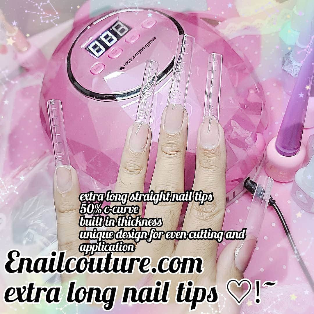 Max Estradaさんのインスタグラム写真 - (Max EstradaInstagram)「Enailcouture.com  extra long straight 50% c-curve tips just for you,🥰 With buil in thickness to make sure you won't break a nail and can be used with any acrylic or gel etc..... Enailcouture.com made in America  #ネイル #nailpolish #nailswag #nailaddict #nailfashion #nailartheaven #nails2inspire #nailsofinstagram #instanails #naillife #nailporn #gelnails #gelpolish #stilettonails #nailaddict #nail #naildesigns #nailtech#nailsonfleek #nailartwow #네일아트 #nails #nailart #notd #nails💅 #젤네일 #notpolish #nailcolor #nailsalon #nailsdid #nailsoftheday」8月14日 1時36分 - kingofnail