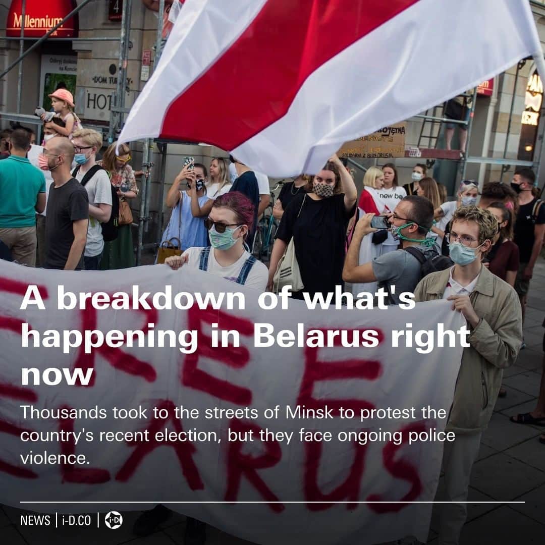 i-Dさんのインスタグラム写真 - (i-DInstagram)「As a summer of protests spark across the world, Belarus now seems on the precipice of its own awakening.⁠ ⁠ Thousands took to the streets of Minsk to protest the country's recent election, but they face ongoing police violence.⁠ ⁠ Head to the link in our bio for a breakdown of the complex politics of Belarus right now. ⁠ ⁠ We are ready to listen and uplift the voices of the Belarusian people.⁠ .⁠ .⁠ .⁠ Text Dane Harrison⁠」8月14日 2時31分 - i_d