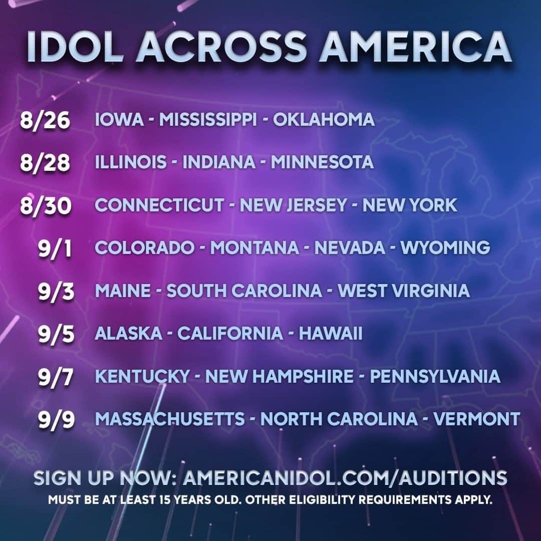 American Idolさんのインスタグラム写真 - (American IdolInstagram)「Trust in your talent! 😍 Audition online from Oregon, Washington and Arizona TOMORROW, 8/14! There’s still time to sign up: AmericanIdol.com/Auditions」8月14日 2時52分 - americanidol