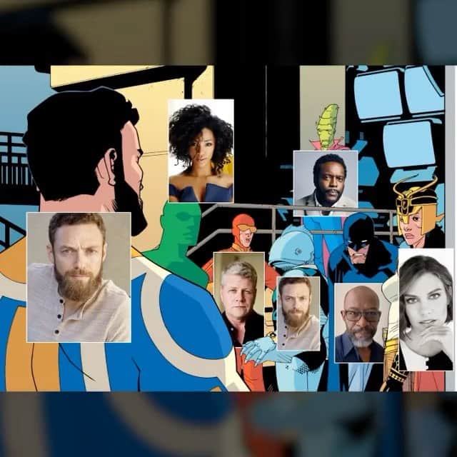 ロス・マーカンドのインスタグラム：「Very grateful to have worked on another glorious #RobertKirkman creation with so many #TWD alumni...can't wait for you all to see this!! #Invincible」