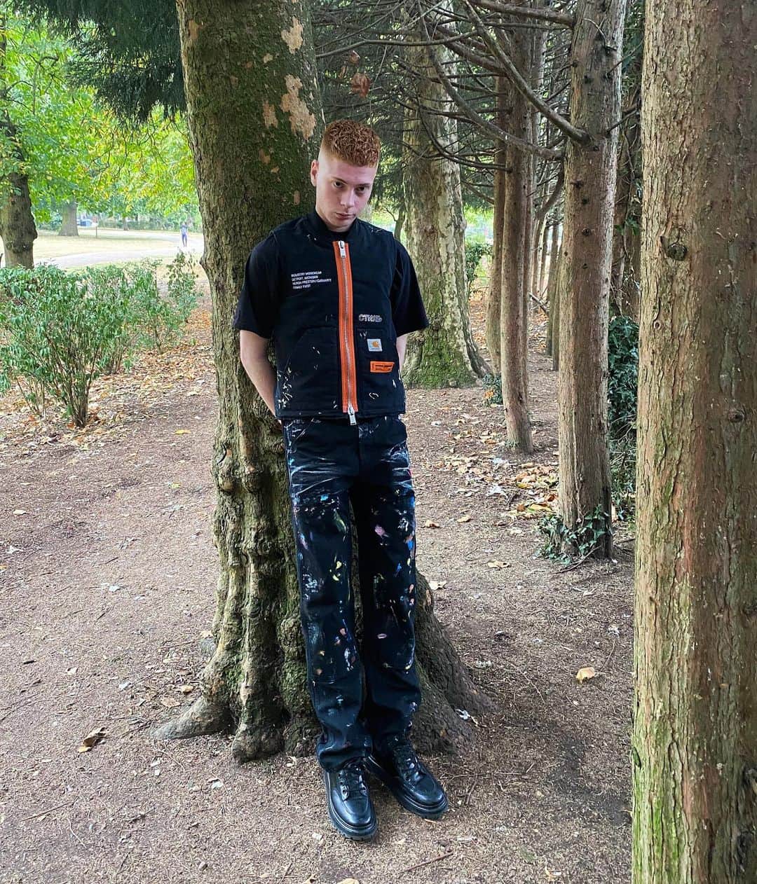 のインスタグラム：「very hot in the woods but the @heat got it hotter 🔥」