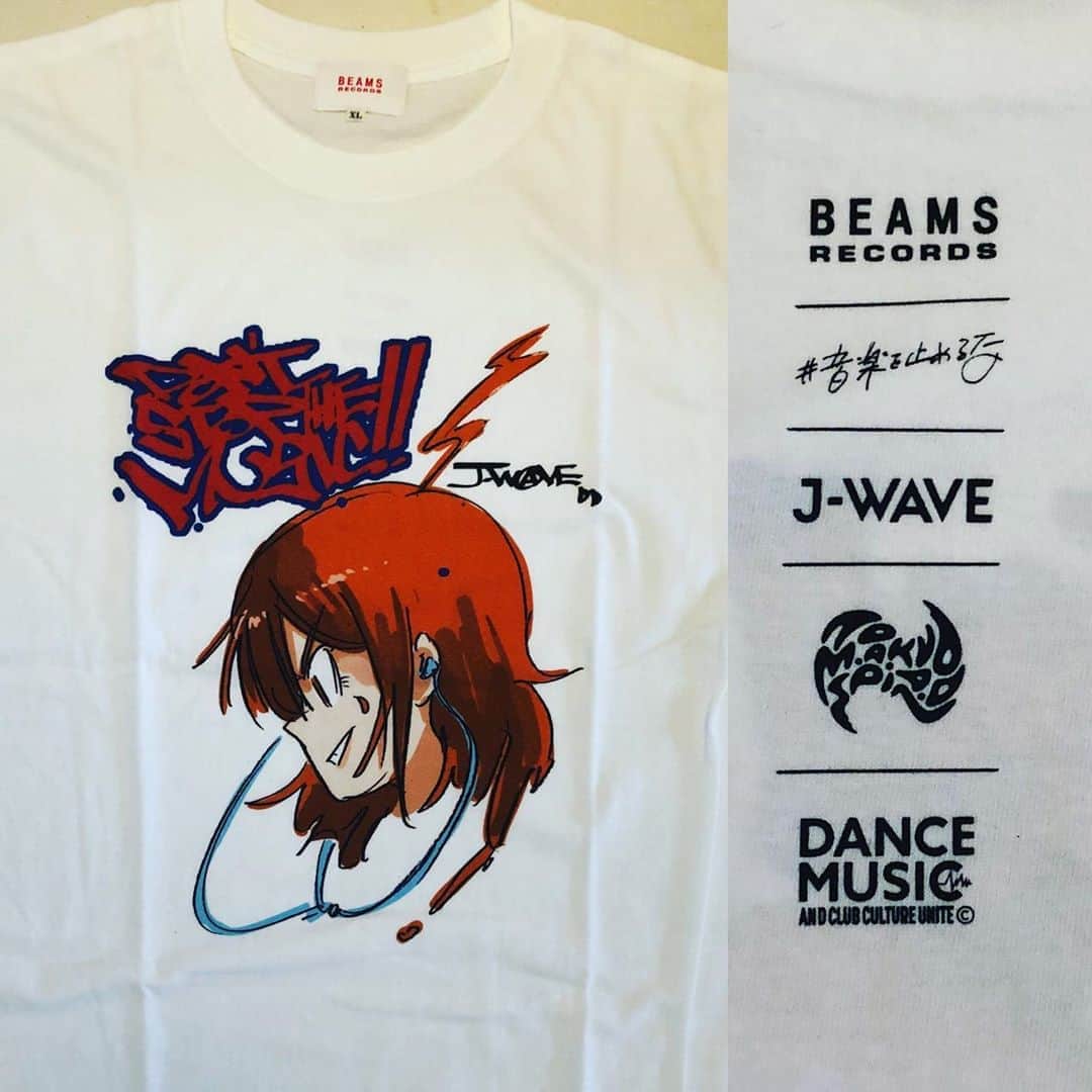 藤田琢己さんのインスタグラム写真 - (藤田琢己Instagram)「ダンスミュージック、クラブ支援の #jwave #音楽を止めるな チャリティTシャツが届きました！  Jun Inagawa君に直接連絡をとって実現したのでめちゃくちゃ嬉しい！ ちょっと思い入れがありすぎて着れない！」8月14日 14時22分 - takumifujita1