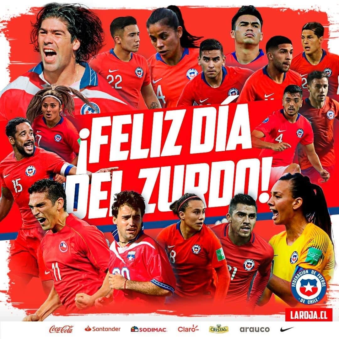 サッカーチリ代表チームのインスタグラム