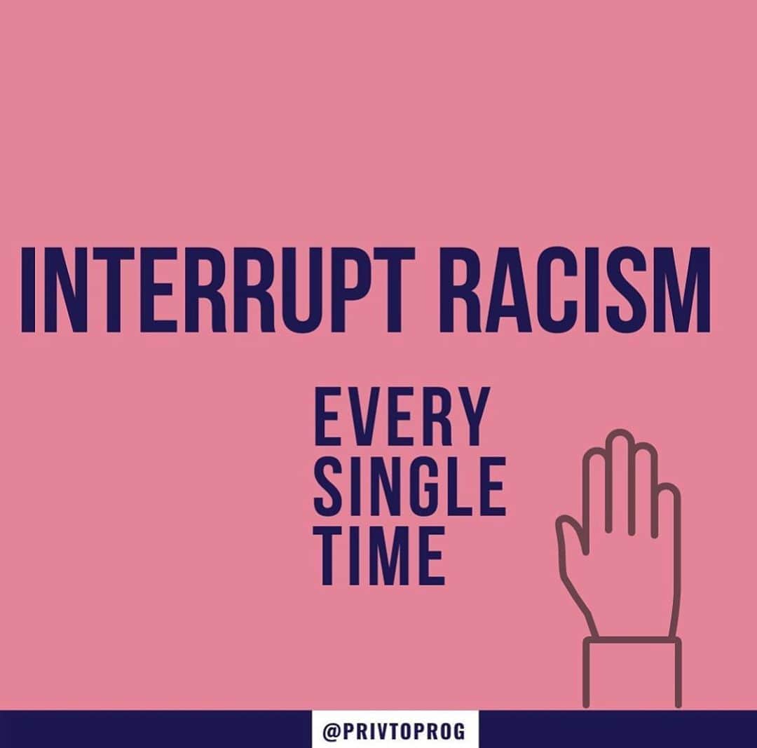 キャサディー・ポープのインスタグラム：「It’s as simple as that. It may feel uncomfortable at the time to confront someone, but it’s the right damn thing to do. Thank you @privtoprog for always providing the most important anti-racism tools.」