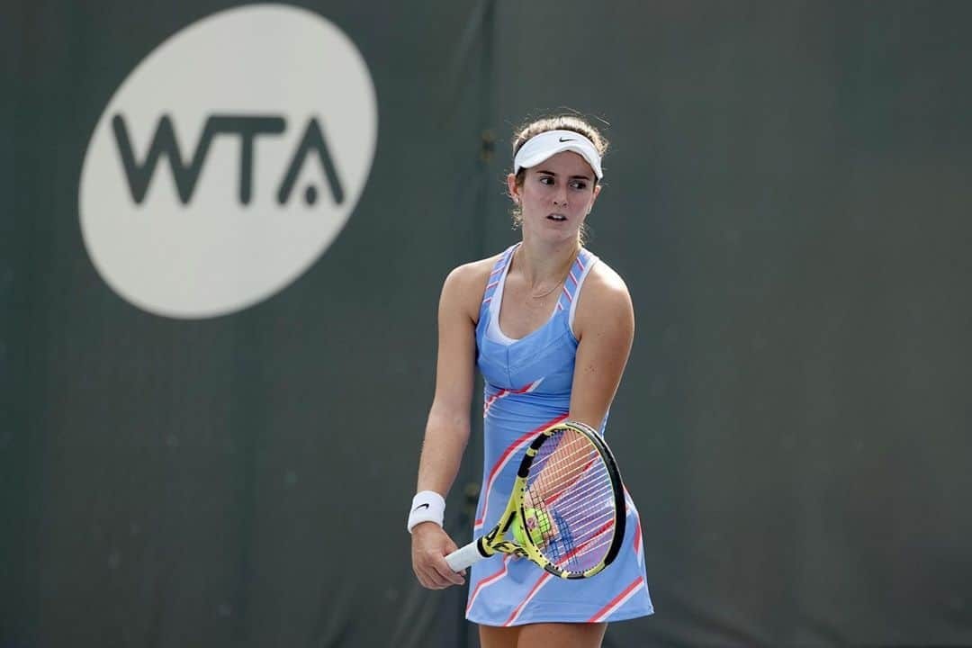 WTA（女子テニス協会）さんのインスタグラム写真 - (WTA（女子テニス協会）Instagram)「Serving up a win 😄 #TSOpen」8月14日 8時28分 - wta