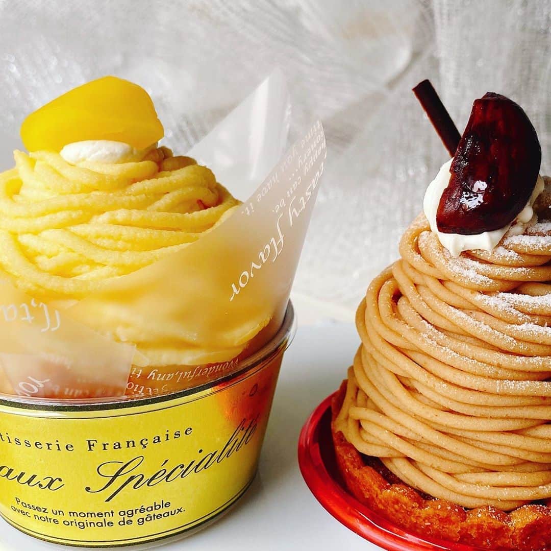 里井真由美さんのインスタグラム写真 - (里井真由美Instagram)「#montblanc #japanese  🌰💛✨昔ながらの黄色いモンブランでございます〜✨✨💛🌰 ・ ・ →2枚目断面)入刀してみたけど、中からカスタードがとろ〜り。栗クリームも やわやわ。 カップに入っている意味がわかったわぁ💛🥺💖 ・ ・ スプーンで🥄すくって食べても良きでございます〜。冷蔵庫で冷え冷えで食べるのがおすすめ♡ ・ ・ 芦花公園の レトロな洋菓子店 「アリマ洋菓子店」さんです @roka.arima  ・ ・ お店では洋栗ののモンブラン「パリモン」と2種のモンブランが楽しめまーす🌰🇯🇵🇫🇷  ・ ・ 今日も暑くなりそうですね♡ モンブランでおいしく楽しく おうち時間も充実〜🌰😘❤️ ・ ・  #モンブランの世界#栗#和栗#栗スイーツ#モンブラン#里井真由美#衣替えモンブラン#japan#Gâteauauxmarrons#零食#さといいね#스위트#ありが糖運動#まゆログ#甜食#着物#kimono#kimonostyle#fromgram#Chestnutcake#밤케이크#フードジャーナリスト里井真由美#断面モンブラン#蛋糕#断面フェチ#栗子蛋糕」8月14日 9時03分 - mayumi.satoi