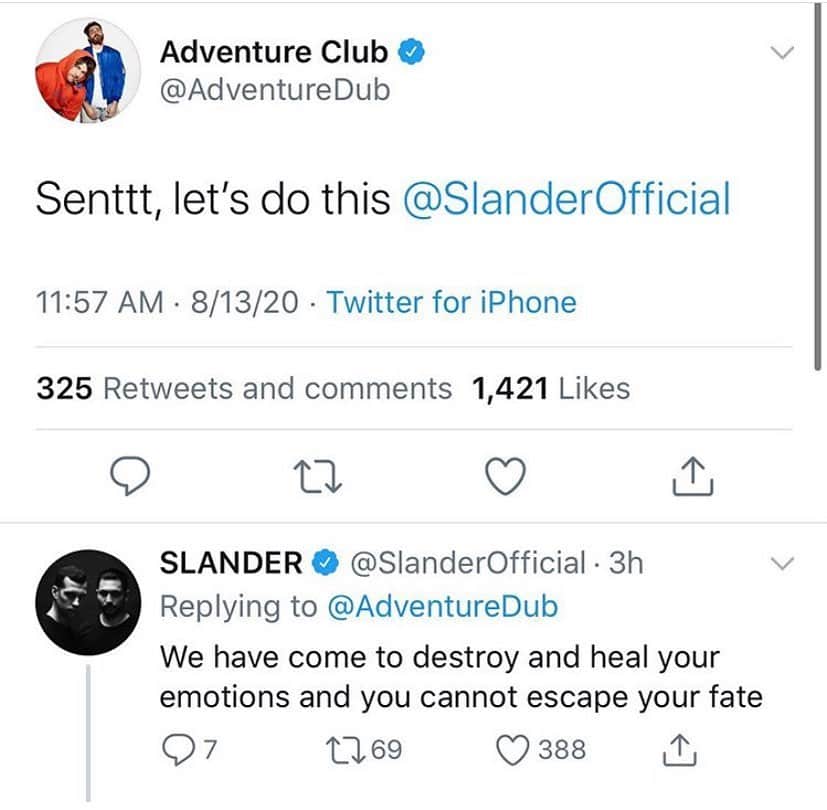 Adventure Clubのインスタグラム：「you cannot escape your fate - Slander Club comin in hot」