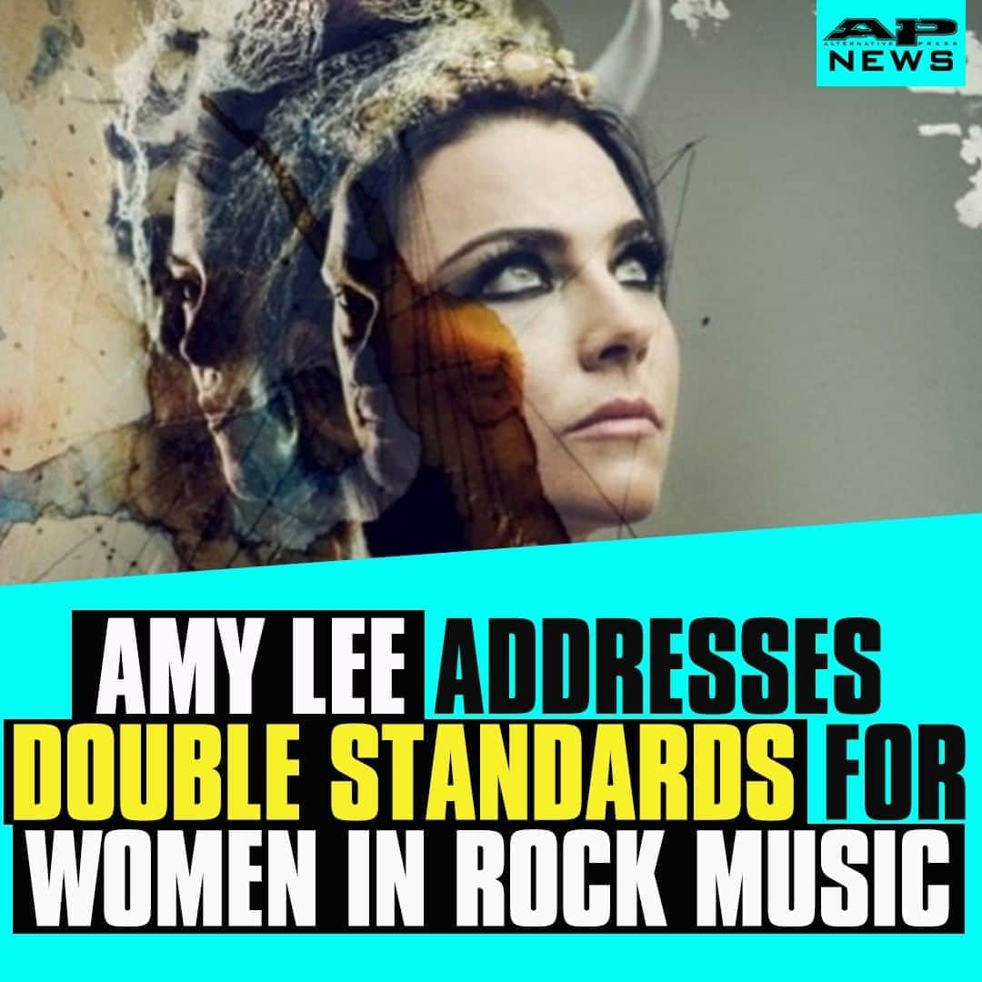 Alternative Pressさんのインスタグラム写真 - (Alternative PressInstagram)「@amylee calls out rock music’s double standards and lack of female representation in a new emotional post⁠ LINK IN BIO⁠ .⁠ .⁠ .⁠ #amylee #evanescence #womeninrock #womeninmusic #doublestandards #altpress #alternativepress」8月14日 11時01分 - altpress