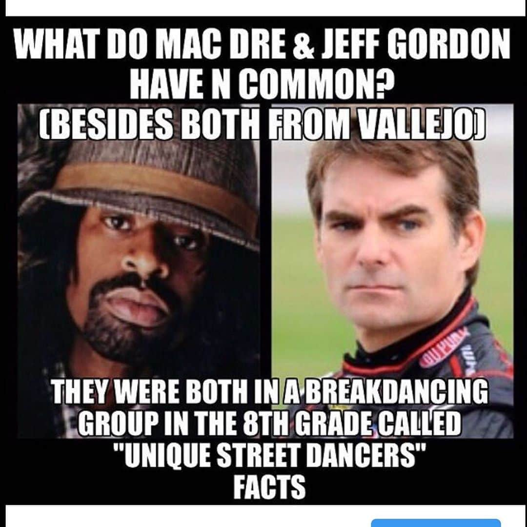 ベイビー・バッシュさんのインスタグラム写真 - (ベイビー・バッシュInstagram)「Y’all Didn’t Know @jeffgordonweb was a Breakdancer In Vallejo Way Before He was a Race Car Champion!! Haha with #MacDre to Boot!! Haha #VallejoFacts」8月14日 11時22分 - babybash