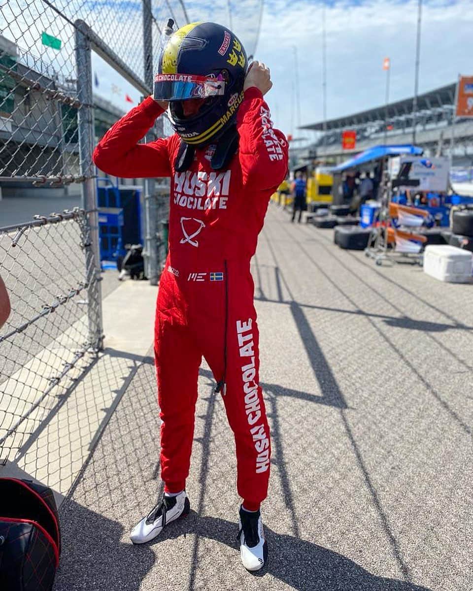マーカス・エリクソンのインスタグラム：「Day 2 at @indianapolismotorspeedway ✅. Another good day with lots of laps and things learned. Let’s see what we got tomorrow when we turn the engines up on “Fast Friday” 💯💪🏻 #ME8 #INDY500 #INDYCAR」
